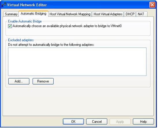 network adapter in vmware for mac